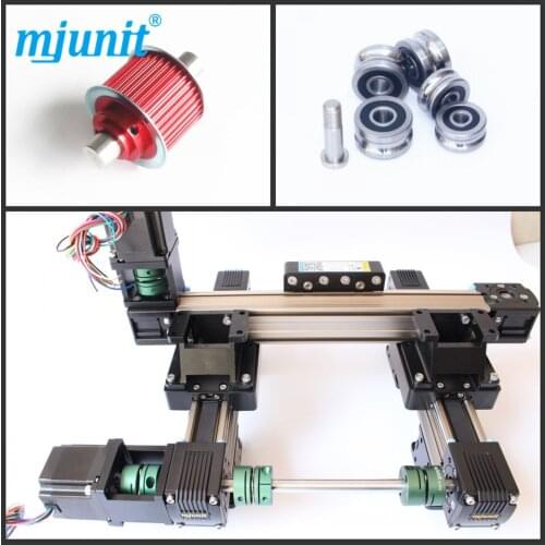 Position control linear guideway/ A "two-axis" or "X-Y" stage linear guideway