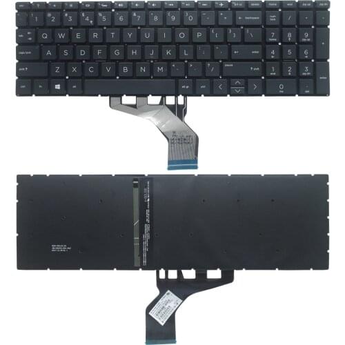 New Laptop US Keyboard Black for HP Pavilion 15-DK 15T-DK000 15-ec 15Z-EC000 15-EC0001CA 15-EC0003CA Keyboard with Backlight