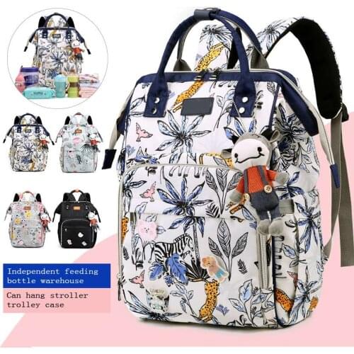 2021 New Mommy Bags Waterproof Keep Warm Travel Nappy Backpacks Mother High Capacity Dry and Wet Separation Baby Nursing Bags