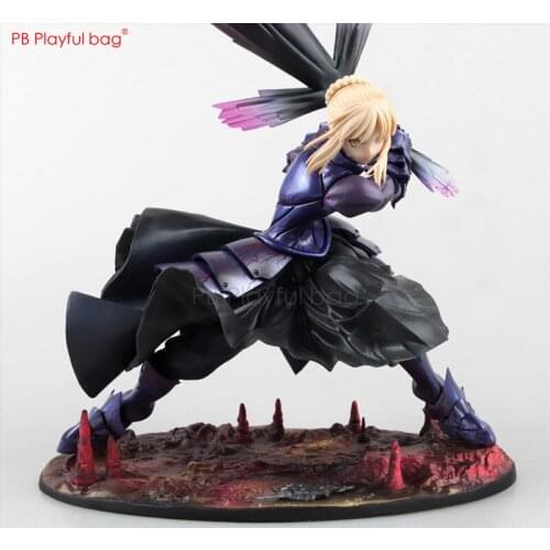 New Anime Saber night Saber figure Novelty Black Saber PVC collectible Action Figure Anime Action figure model Toys HA78