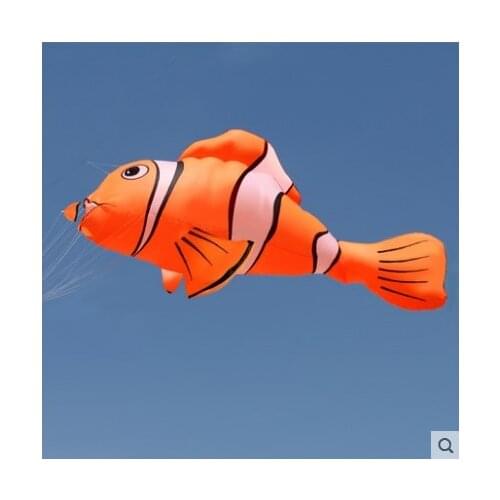 New High Quality Nylon Cloth 2.45M Power Fish Windsock For Pilot kites and Outdoor Flying Kite Festival