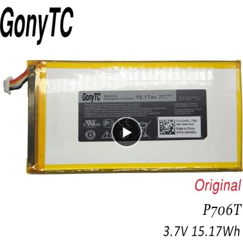 GONYTC P706T New Original Tablet Battery For Dell Venue 7 8 3730 3830 0CJP38 3.7V 15.17Wh/4100mah