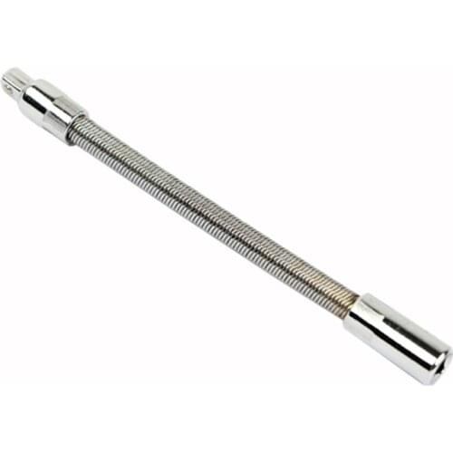 1/4" 6.35mm Flexible Extension Bar 150mm CR-V Connecting Rod Drive Socket Wrench Extender Hand Tools 1 Pcs