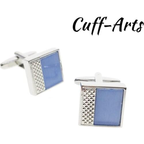 Cufflinks for Men Blue Semi-stone Cufflinks Gifts for Men Gemelos Gemelli Spinki by Cuffarts C10472