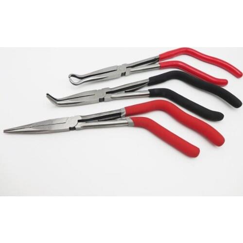 11 inch extra long Car Spark Plug Wire Removal Pliers Long Nose Cylinder Cable Clamp Removal Tool High Quality Car Repair Tools