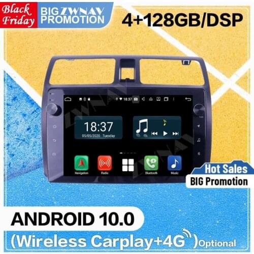 4+128G DSP Carplay Android 10 Screen Player For Suzuki Swift 2009 2010 2011 GPS Navi Auto Radio Audio Stereo Recorder Head Unit