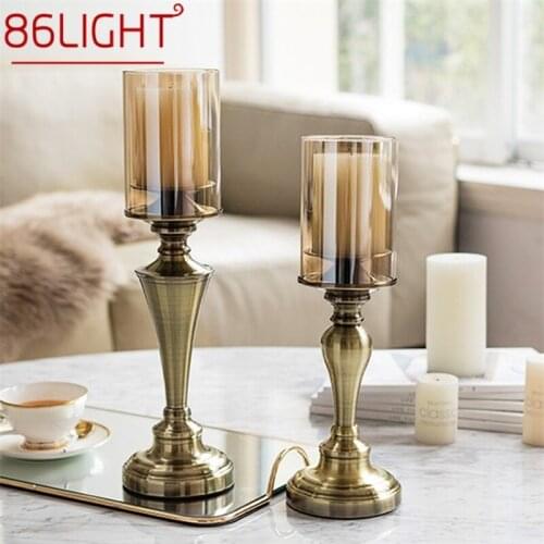 86LIGHT Candle Table Lamp Contemporary Retro Decoration Luxury Light For Home
