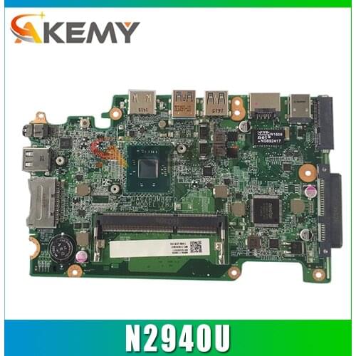 Akemy DA0ZHJMB6F0 Laptop motherboard For ACER Aspire E3-111 ES1-111 N2940 DA0ZHJMB6E0 Mainboard tested