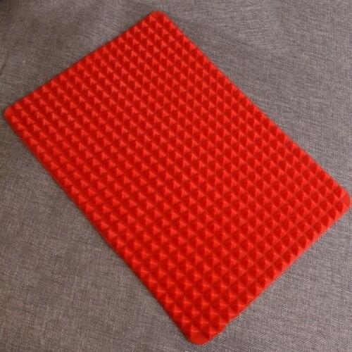 Non-Stick Heat Resistant Raised Pyramid Shaped Silicone Baking Roasting Mats Baking Mats & Liners BBQ Baking Kitchen Tools