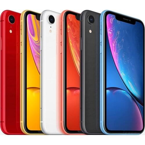 Apple iPhone XR Used Face ID 6.1" Unlocked Original 99%New Liquid Retina Fully LCD Display 4G Lte Apple Smartphone