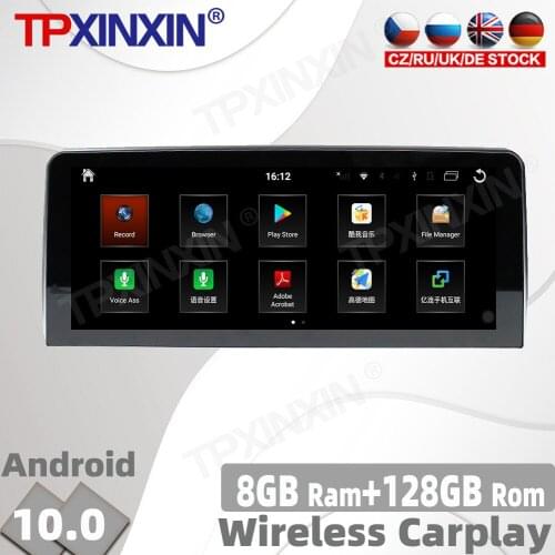 8+128GB Android 10.0 For BMW 3 3GT 4 2013 - 2019 Car Radio Multimedia Video Player Navigation GPS Accessories Auto 2din No DVD
