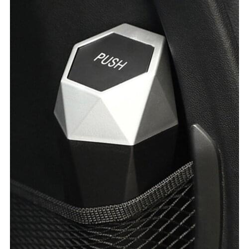 Car Trash Can Organizer Garbage Holder Automobiles Storage Bag Accessories Auto Door Seat Back Visor Trash Bin Paper Dustbin