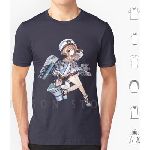 Blanc T Shirt Cotton Men Diy Print Azur Lane Ship Anime Waifu Neptunia