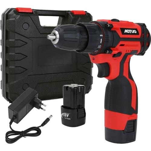 Cordless Impact Electric Drill 12V/18V/21V Electric Screwdriver Cordless Drill Mini Wireless Power Driver DC Lithium-Ion Battery