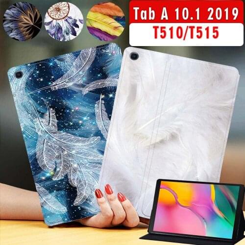Tablet Case for Samsung Galaxy Tab A 10.1 inch 2019 T510/T515 Drop Resistance Cover Case + Free Stylus