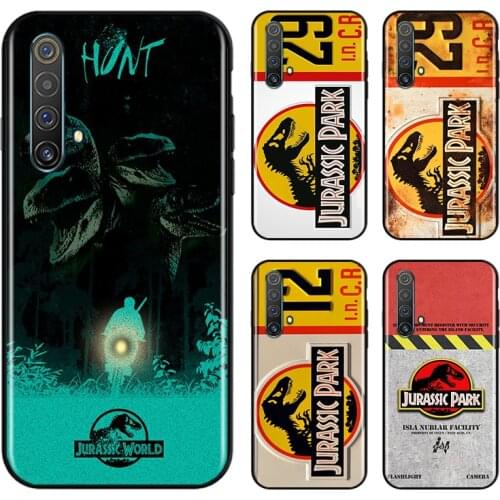 Jurassic Park Dinosaurs For OPPO Find X3 X2 K5 K3 R17 R15 R9S F19 F15 F11 F9 F7 F5 Neo lite Pro Black Soft Phone Case