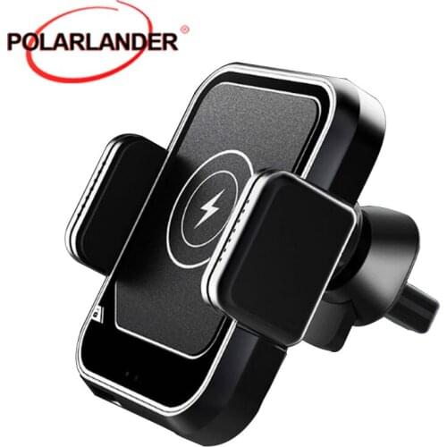 For iPhone X GPS Aromatherapy Air Vent Car Phone Holder Fast Charger for Android Phones Bracket Air Outlet Perfume Wireless
