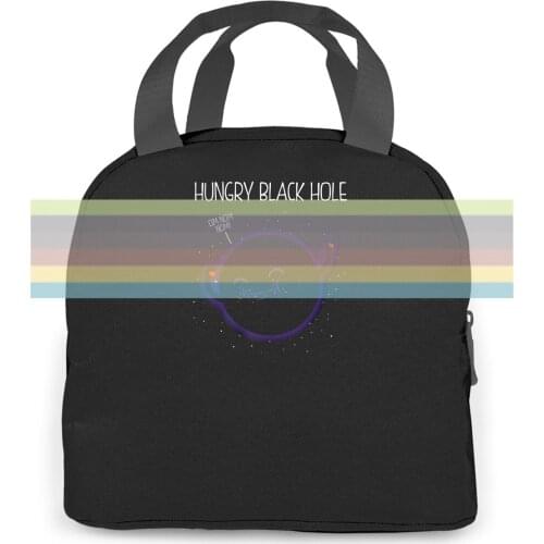 Hungry Black Hole Solar System Space Astronomy Letter 3D Hot Cheap Male women men Portable insulated lunch bag adult
