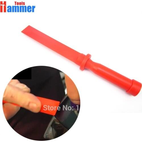 Red nylon Shovel Super Scraper car dent Tools Non Marring Poly Super Scraper Set Removes Gaskets Decals Trim Molding