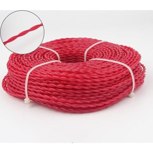 3.0MM 420G Super Quality Steel Nylon Grass Trimmer Line Twist Pattern Serrated String Trimmer Line for Weed Cutter Brush Cutter