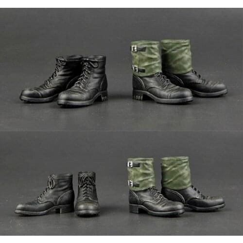 M44 M37 1/6 German Combat Boots Male Soldier Shoes Model For 12'' Action Figure Dolls In Stock