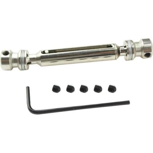 Metal Rear Middle Drive Shaft Universal Transmission Accessories Kit For Fy-01/02/03/04/05 Wltoys 12428 12423 12628 Rc Car