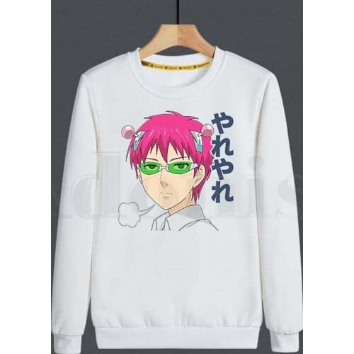 The Disastrous Life Of Saiki K Kusuo No Psi Nan Print Men Hoodies Sweatshirt Fashion Graphic Hoodie Casual Streetwear Hoodie
