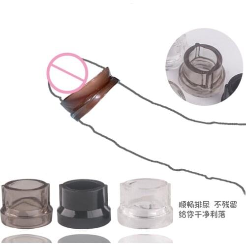 Male Circumcision Ring Glans Sensitivity Reducing Sex Time Delay Men Adult Toys Cock Ring For Long Prepuce Penis Stretcher