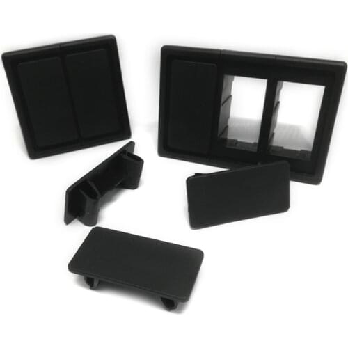 1 Pc Mini Car Boat Rocker Switch Panel Blank ARB Plate Rocker Switch Blanking Cover Cap Protector Case Vehicle Accessories