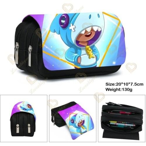 Shooting Game Student Pencil Bags Children Square Small Bag Kid Polyester Cartoon Printed Pencil Case School Supplies for Gift