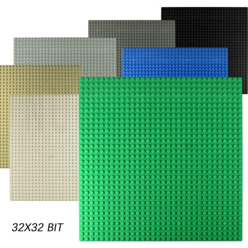 Plastic Building Block Baseboard Toy City Size Classic Dot Baseboard Building Block Baseboard Construction Diy Toys