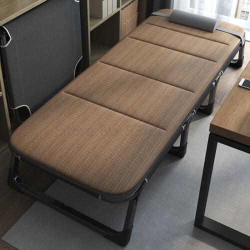 Folding bed single bed siesta siesta bed escort portable multifunctional marching bed office lounge chair