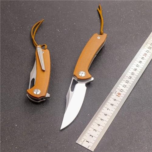 M390 Steel Outdoor Folding Knife Camping Portable Sharp Pocket Hunting Knife Titanium Alloy Handle EDC Tactical Tool