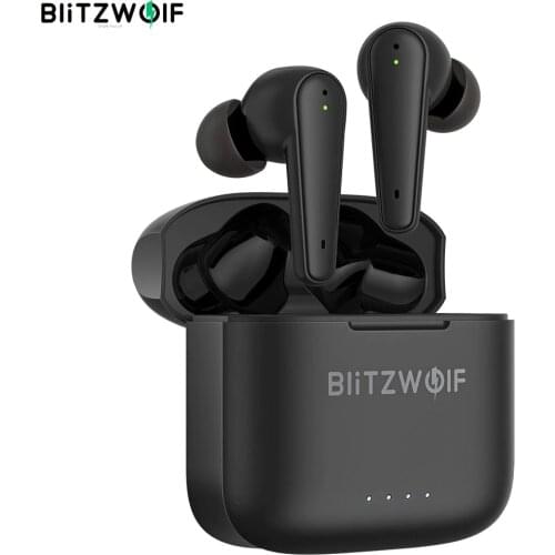 [Dual ANC] BlitzWolf BW-FYE11 TWS bluetooth V5.0 Earphone Active Noise Reduction with 4 Mic HiFi Stereo HD Calls Touch Control
