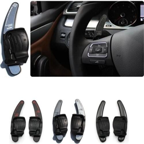 1Pair Steering Wheel Shift Dial DSG Paddle Extension For Volkswagen VW Golf 6 Jetta GTI MK6 R R20 Passat CC R36 EOS SCIROCCO