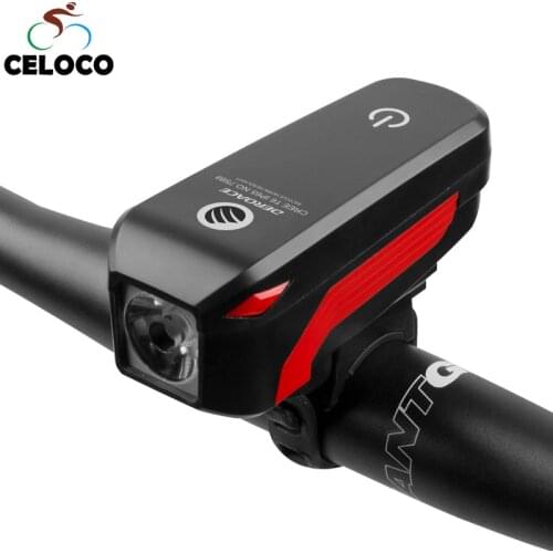 Usb Rechargeable Bicycle Light Front Handlebar Cycling T6 Led Lamp Flashlight Torch Headlight With Horn,Bicycle Accessories