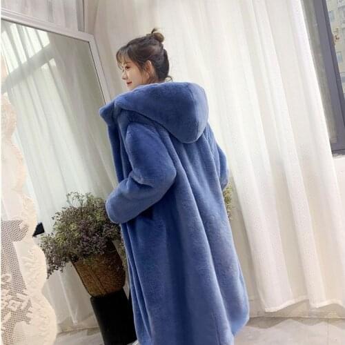 2021 Autumn Winter New Women Jacket Long Sleeve Warm Ladies Pocket Wool Blend Single-Breasted Coat Long Female Portable Outwear