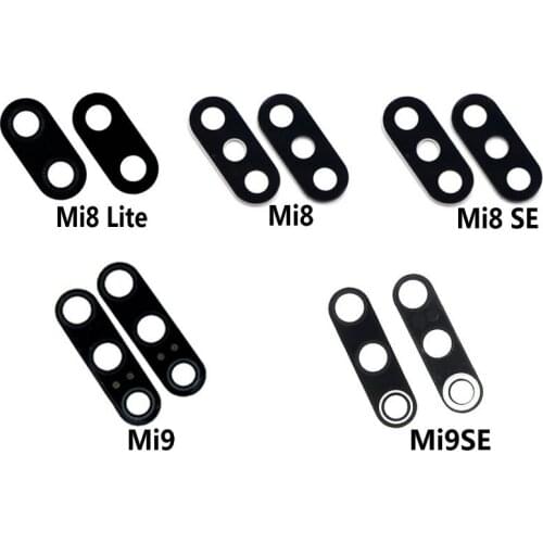 1PCS New Rear Camera Glass & Adhesive sticker for Xiaomi Mi8 / Mi8 Lite/ Mi8SE / Mi9 / Mi9SE mobile phone