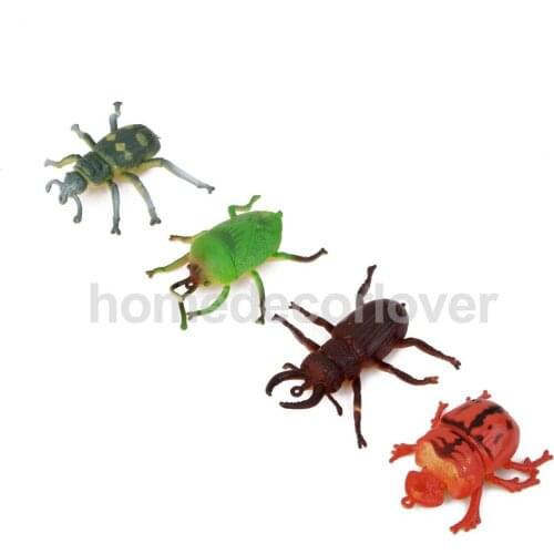 12 Plastic Bugs Insect Scorpion Centipede Model Animals Kids Prank Joke Toy