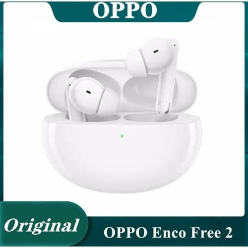 2021NEW W52 ANC EarBuds 42dB OPPO Enco Free 2 Tws Earphones DYNAUDIO Wireless Bluetooth Headphones 25 Hours Playback IPX5 Type C