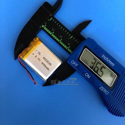 3.7V polymer lithium battery, 602535 Czech Republic d720 vehicle recorder, MP3 electronic dog, MP4 mail Rechargeable Li-ion Cell