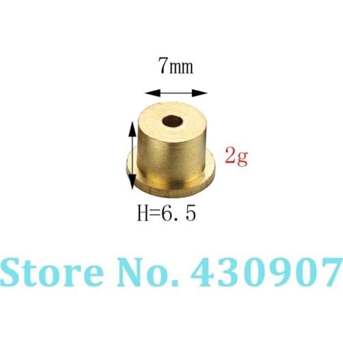 5Pcs/set Golf Brass Plug Weight for Carbon Golf Shaft Fit 0.335 0.350 0.355 0.370 2g3g4g5g6g7g8g9g10g Diameter 7mm
