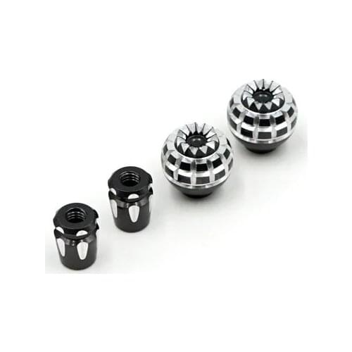 FrSky M4 4mm CNC Aluminum Gimbal Stick Ends Crown Style Compatible QX7 X9D Plus Horus X10/S Tandem X20/S