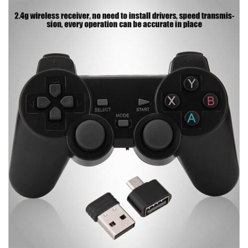 2.4GHz Wireless Smart Gamepad Game Controller Android TV Box Phone PC Bluetooth Remote Game Controller Joystick