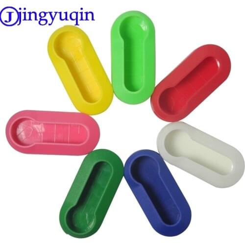 Jingyuqin Remote Car Key Shell Colorful Car Key Replacement Cover Shell Styling Case Fob For Fiat 500 Panda Punto Bravo Case