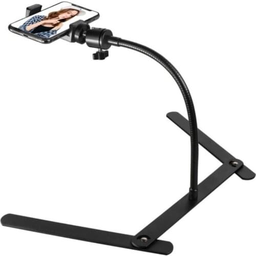Cell Phone Holder Desktop Phone Holder Still Life Teaching Food Video Universal Phone Stand Flexible Articulating