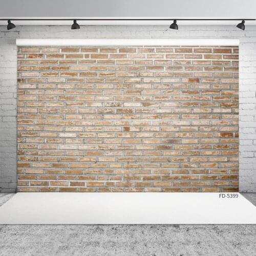 Photo Backdrops Brick Wall Computer Printed Studio Background for Baby Children Portrait Pets Toy Photophone Photography Props