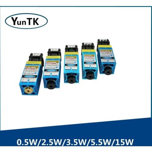 0.5W-15W Laser Module with PWM, for DIY Router, Engraving and Cutting, Laser Cutter Accessories, CNC Milling Machine