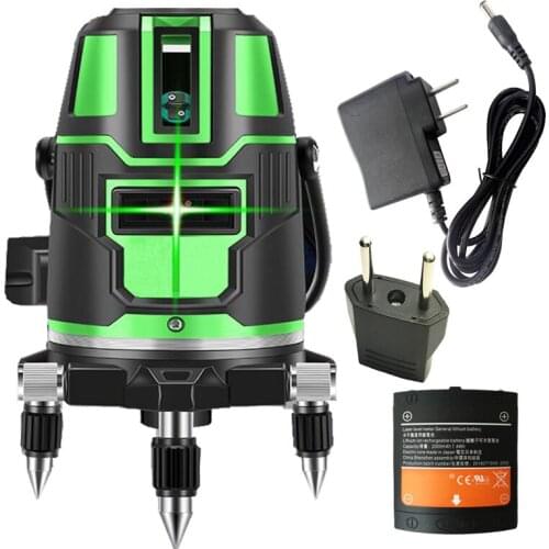 3D 5 Lines 6 Points Laser Level Measure Automatic Self Leveling 360 Vertical Horizontal Green Cross Line Laser Diagnostic Tools