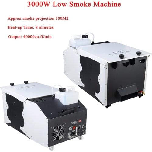 2019 New 3000W Low Smoke Machine DMX512 Fog Smoke Machine Professional For DJ Disco Stage Haze Machine Effect Equipment